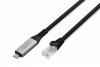 Digitus Kabel adapter USB-C - RJ45 Kat. 6A S/FTP, 1 Gbit/s, USB 3.2 Gen1, LSZH, 2m